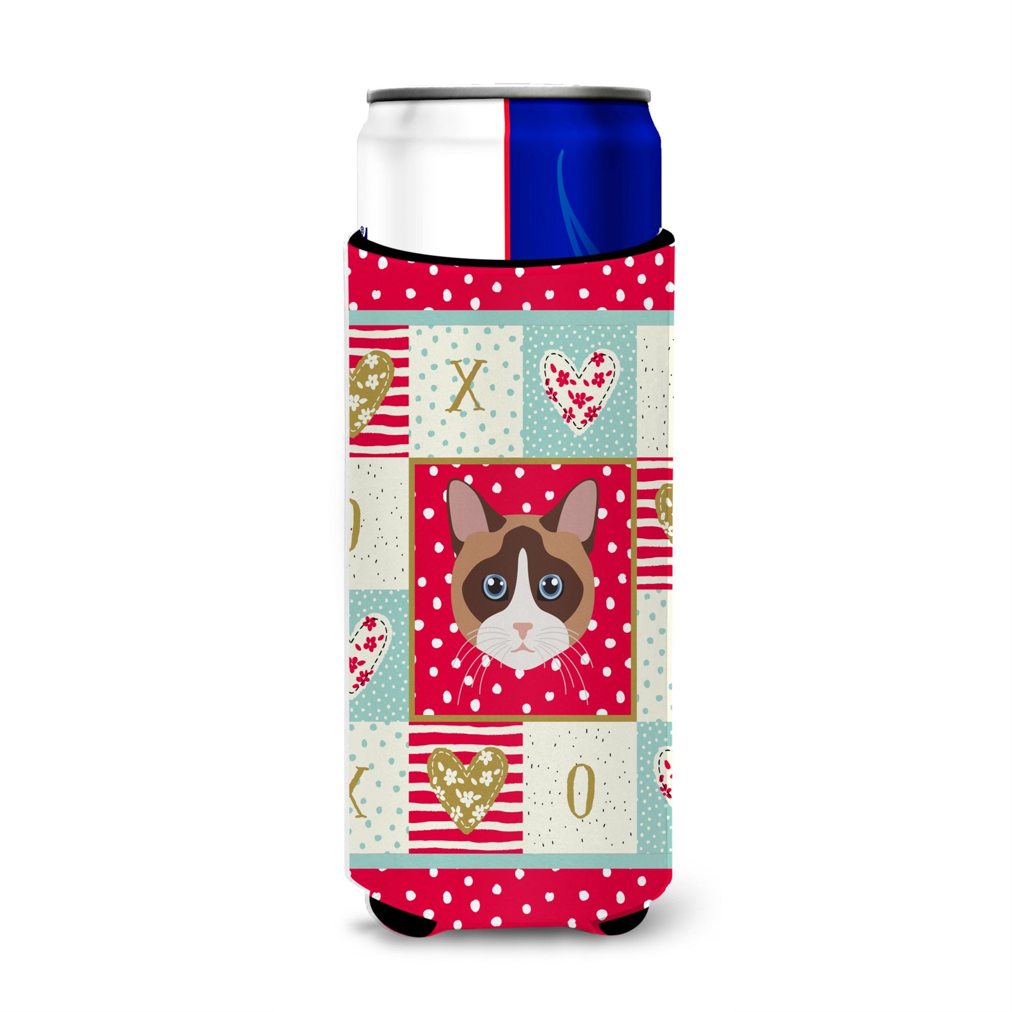 Snowshoe Cat Love Ultra Hugger For Slim Cans